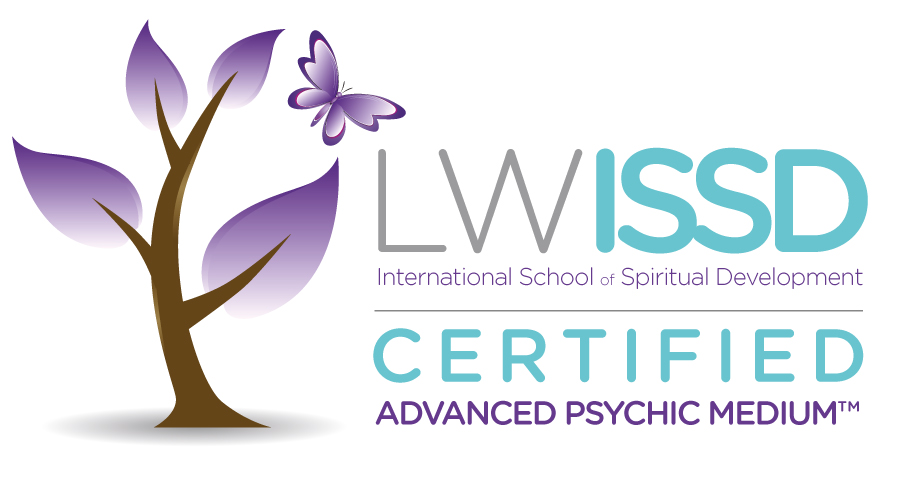 Jag är certifierad av Lisa Williams för psychic mediumship readings.